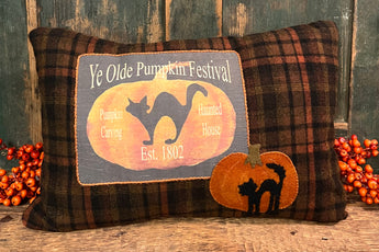 PB-54 Wool Pumpkin Festival Down Pillow