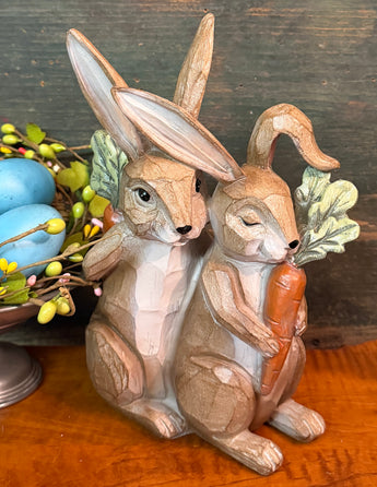 NV-1130 Resin Bunny Pair