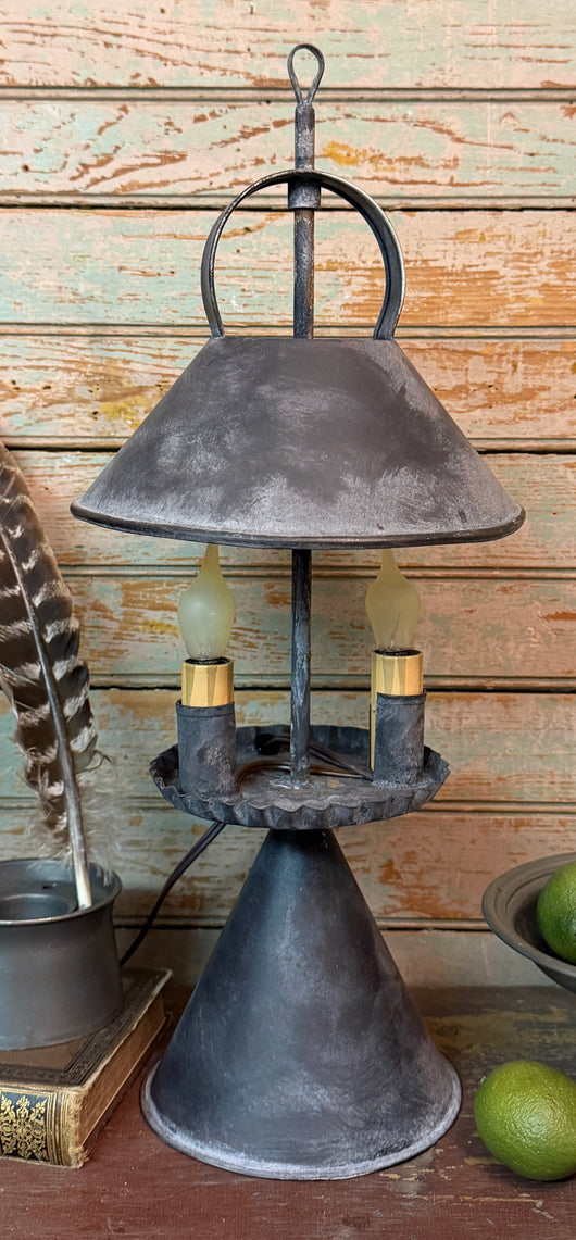 NV-856 Aged Tin Lamp