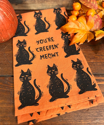 PBK-109288 You're Creeping Meowt Dish Towel