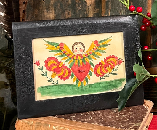 ER-2513 Framed Original Angel Painting