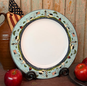 X34 Lg Warren Kimball Nautical Platter