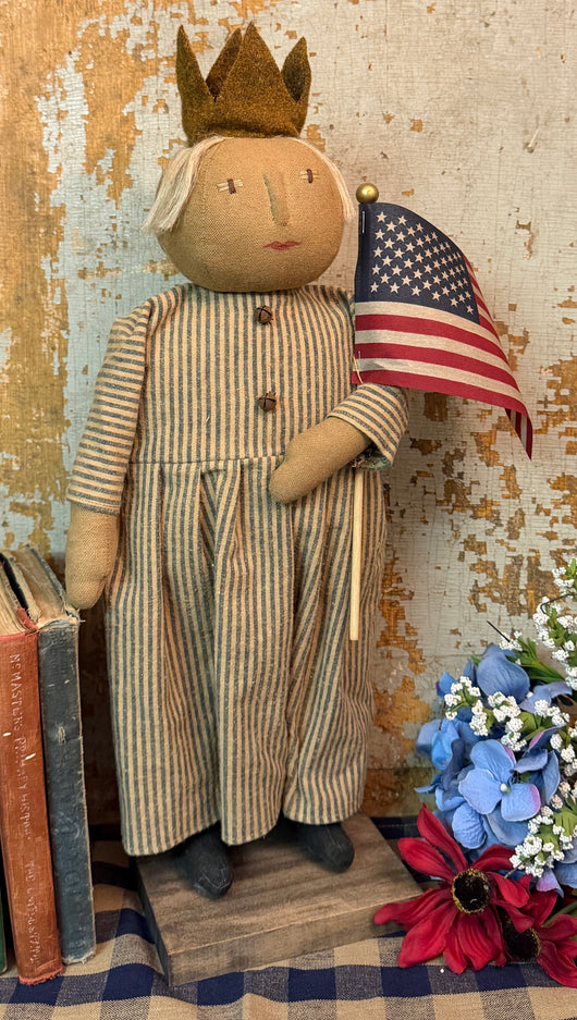 EC-31A Hand-made Miss Liberty with Flag