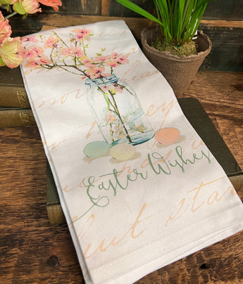 PD-DT3 'Easter Wishes' Dish Towel