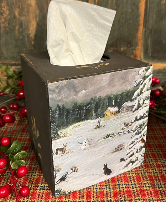 MKM-TC11 Winter Friends Tissue Cover