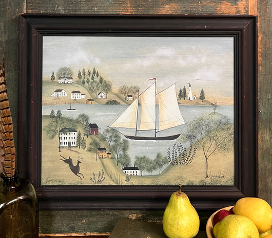 SN-HSP Harborside Framed Print