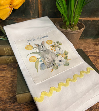 PD-DT4 'Hello Spring' Dish Towel