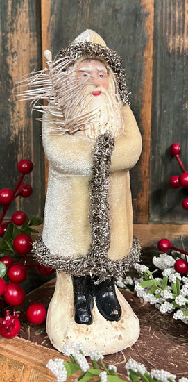 RA-136 8” Ivory Velvet Belsnickle