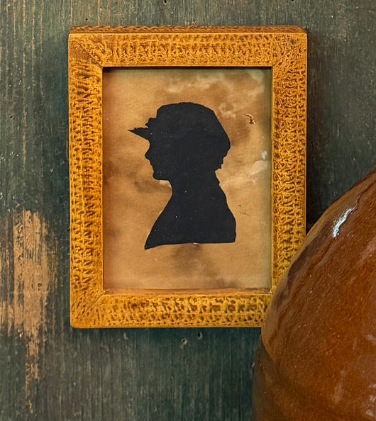 X44 Framed Girl Silhouette Print