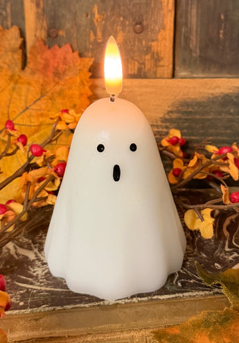 RA-192 Ghost Battery Operated Candle with 3D Flame