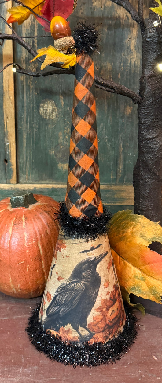 PEN-121 Vintage Paper Covered Party Horn - Crow