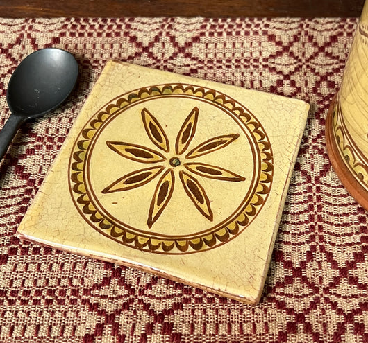 SE-201 Redware Trivet Tile