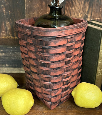 BG-B601 Red Tall Square Basket