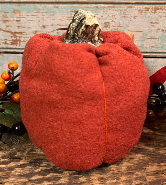 NG-121A Small Wool Orange Pumpkin