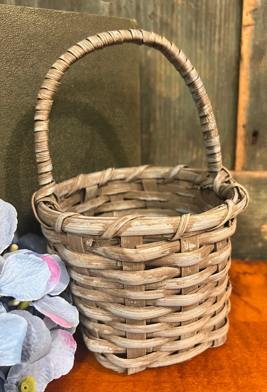 BG-B571 Blue Small Handled Basket