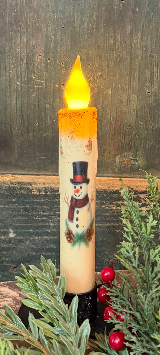 NET-36 Snowman Battery Operated Candle