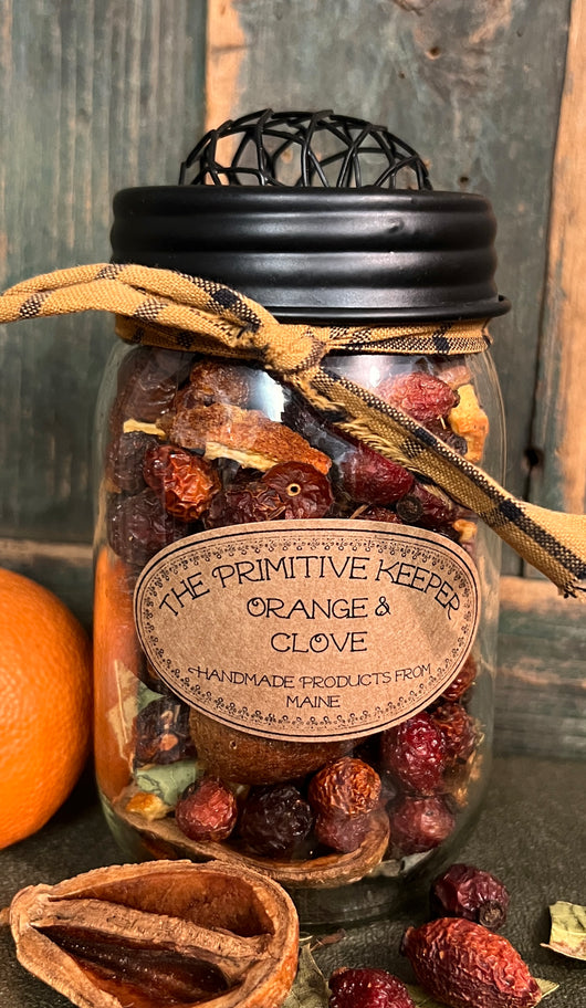 PK-PJ-OC Orange Clove Scented Potpourri in Jar