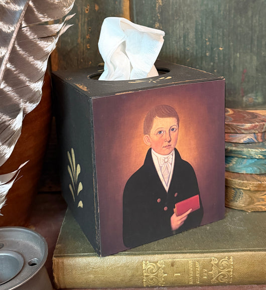 NV-TC8 Boy with Book Tissue Cover