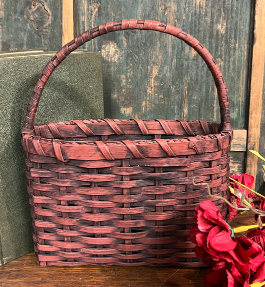 BG-B548 Small Red Handled Basket