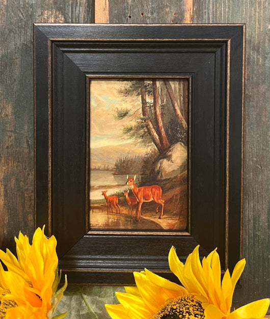 MB-DFC Dow & Fawns Framed Canvas Reproduction