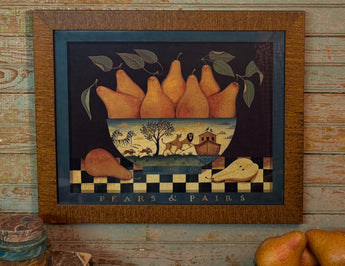 SA-01 'Pears & Pair' Framed Print