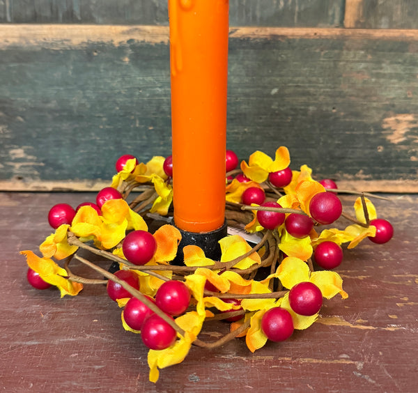 AT-21 Faux Bittersweet Candle Ring