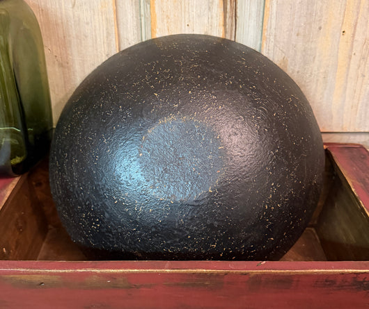 PEN-147 Wood Bowl - Black over Putty