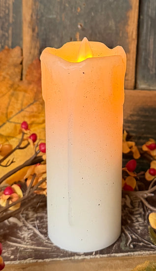 RA-193 Pillar Candle with Realistic Flame