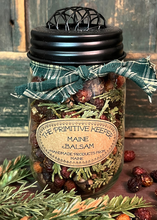PK-PJ-MB Maine Balsam Scented Potpourri in Jar