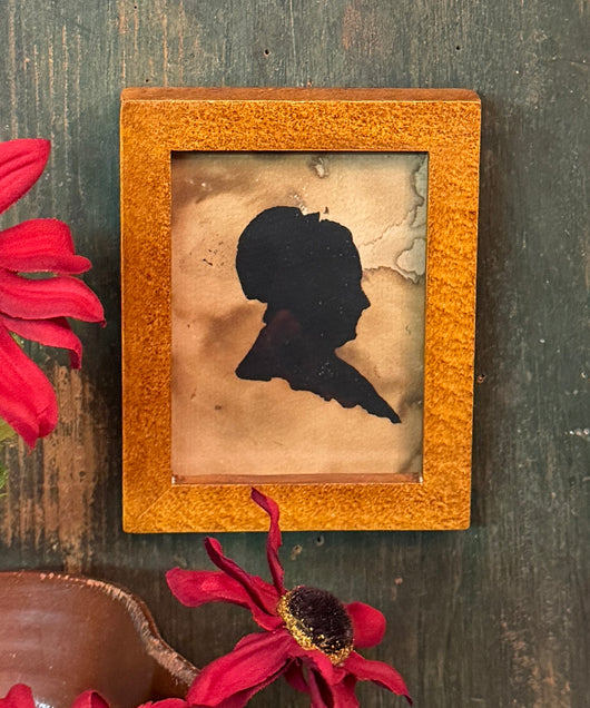 X45 Framed Lady Silhouette Print
