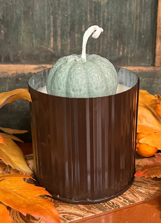 LJ-03 Green Pumpkin in Can Candle - Fall Festive Scent