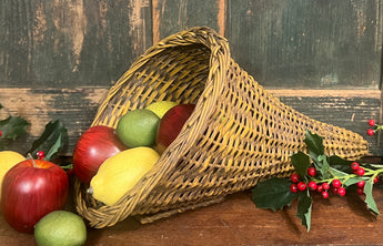 BG-B586 Mustard Med Cornucopia Basket