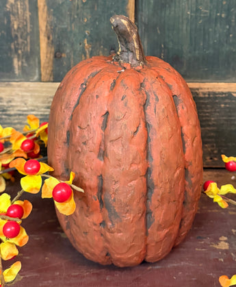 RA-1246T Medium Tall Paper Mache Pumpkin