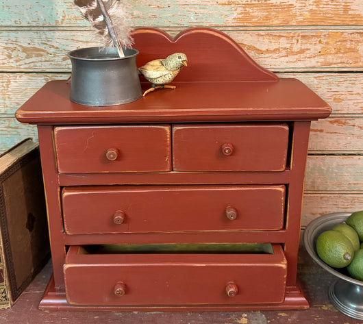 NV-857 Four Drawer Wood Pantry Box