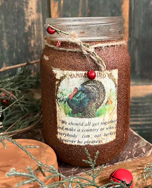 BCC-AP Holiday Pint Jar Candle - Apple Pie