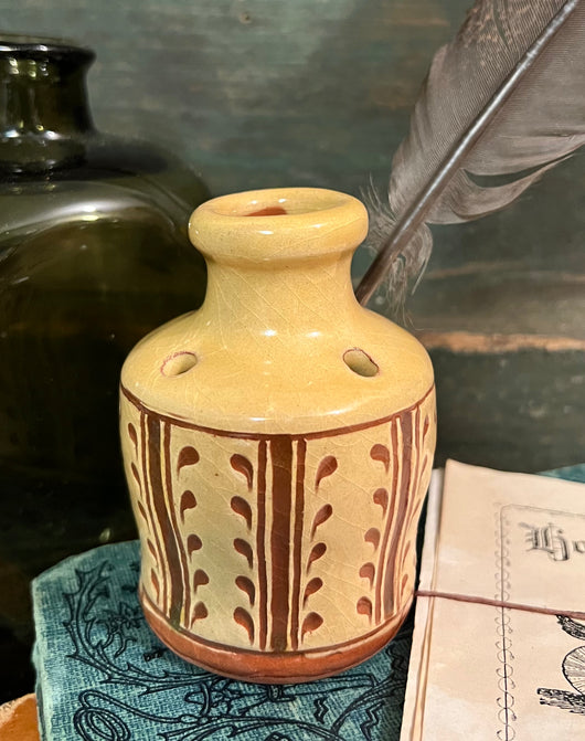 SE-96 Redware Ink Pot
