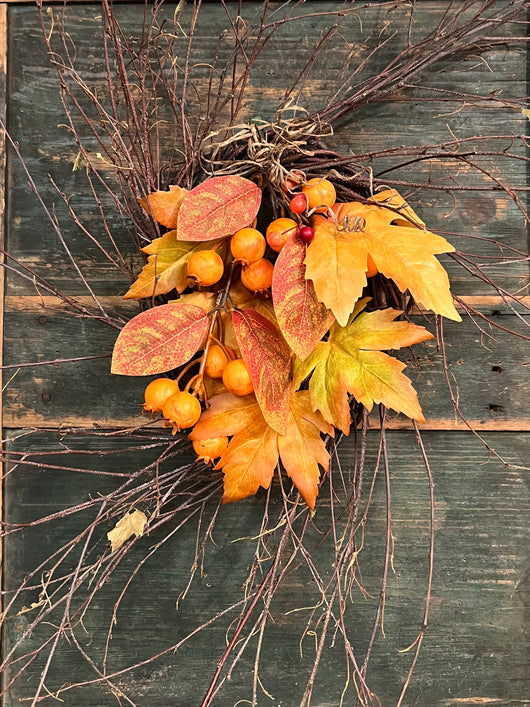 NV-ATW Autumn Oval Twig Wreath