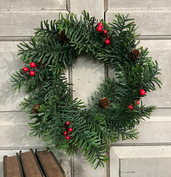NET-40L Faux Pine & Berry Large Wreath (Copy)