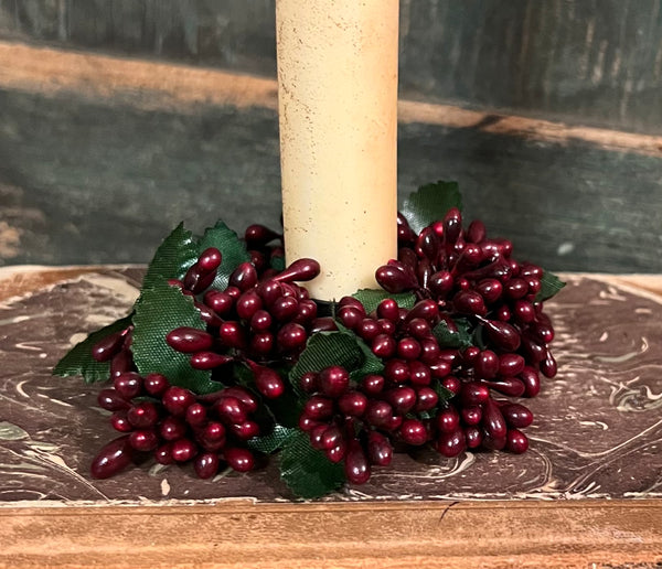 NV-71W Wine Berry Candle Ring