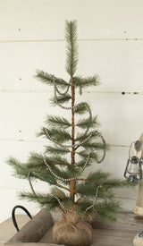 RA-137 Faux Pine Tree with Burlap Base