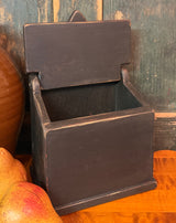 WD-05B Lift Top Saltbox - Black over Red