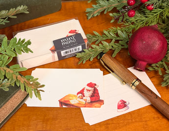 AB-17 Mini Notes - Santa at Desk