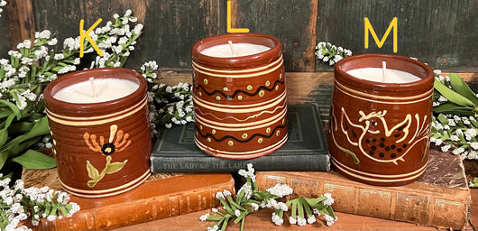 SJP-SDC4 Redware Soy Candle - Snickerdoodle