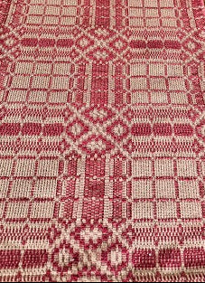 PC-QCO-NM-RT Normandy Queen Coverlet - Red & Tan