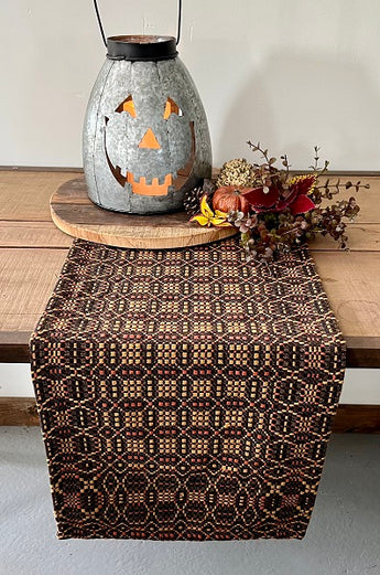 PC-TS-SF-PM Table Square - Pumpkin, Mustard & Black