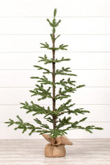 RA-138 4' Faux Pine Tree with Burlap Base