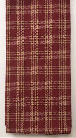 ATKT-6 Dish Towel - Red & Tan Plaid