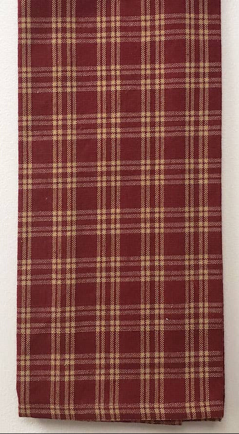 ATKT-6 Dish Towel - Red & Tan Plaid