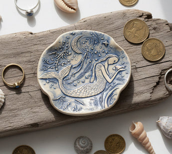 EAR-02 Blue Mermaid Spoon Rest