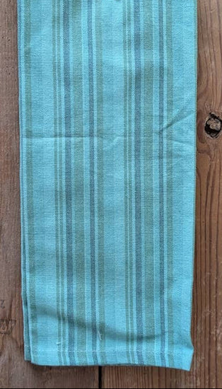 ATKT-15 Dish Towel - Aqua Striped